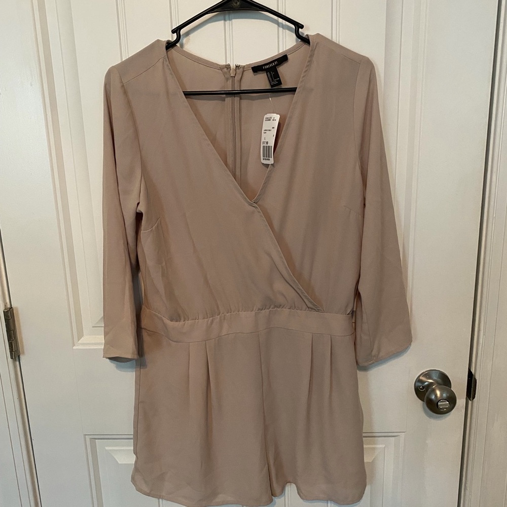 Forever 21 Beige Jumpsuit